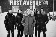 Architects outside First Avenue, Minneapolis.